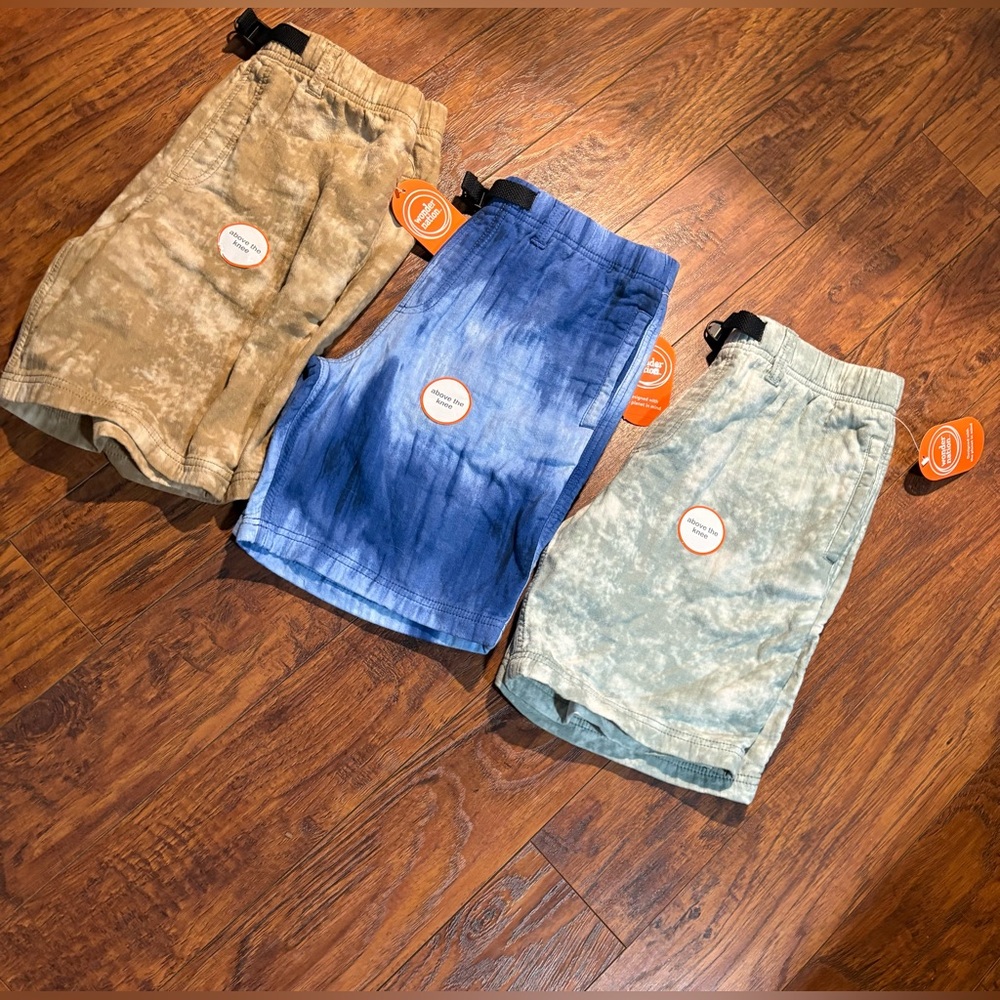3 NWT Wonder Nation boys size XL pull on shorts